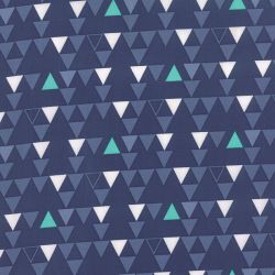 Color Theory Triangles Navy