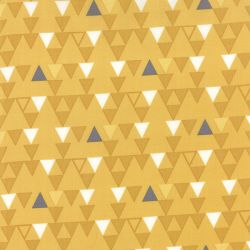 Color Theory Triangles Mustard