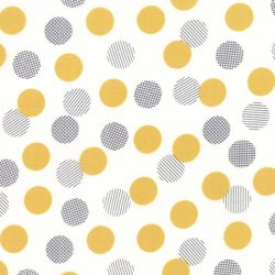 Color Theory Dots White Mustard